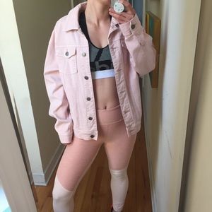 Oversized denim jacket